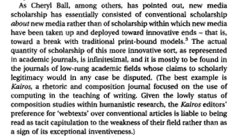 James English (2005) from the Journal of Scholarly Publishing